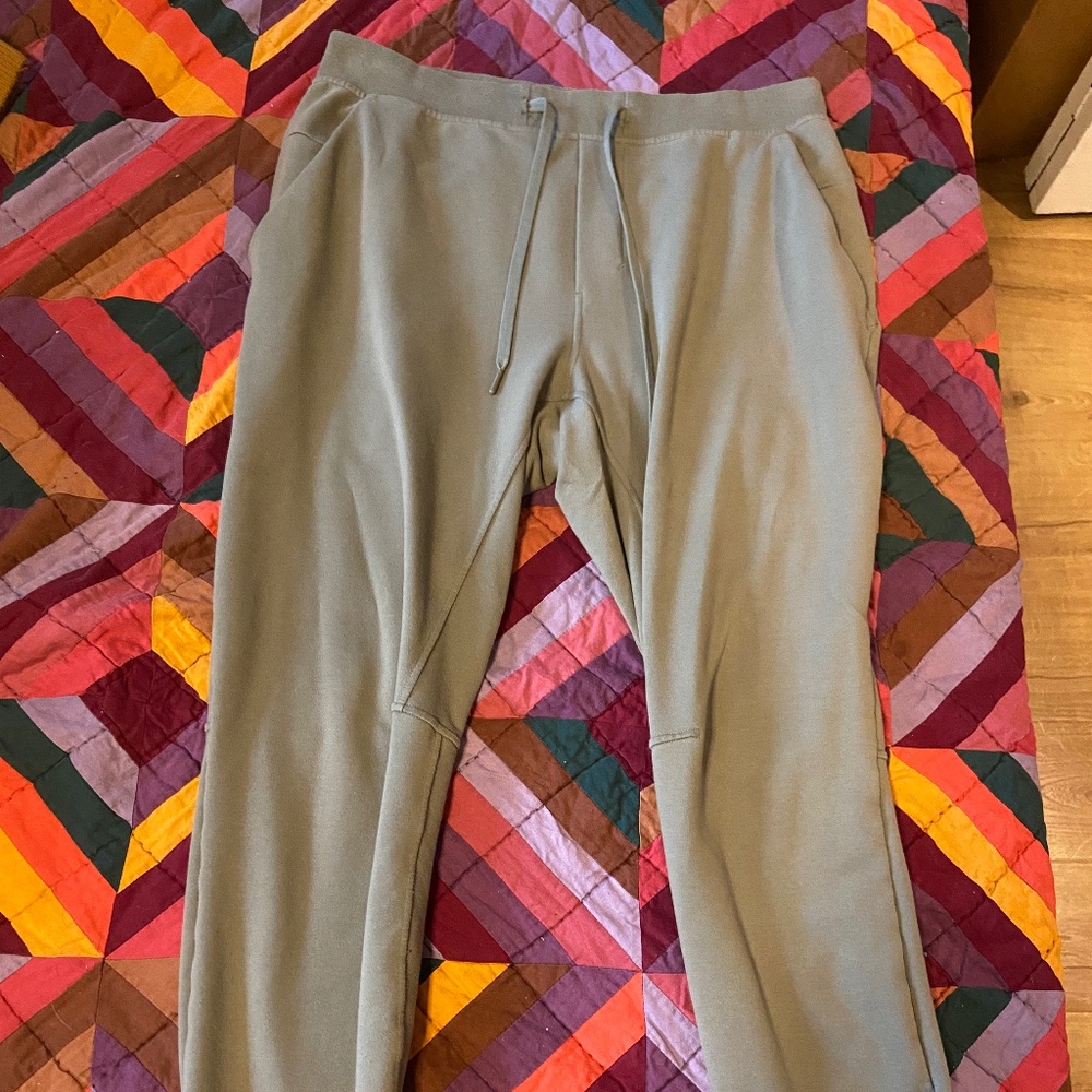Grey Sage Lululemon City Sweat Joggers